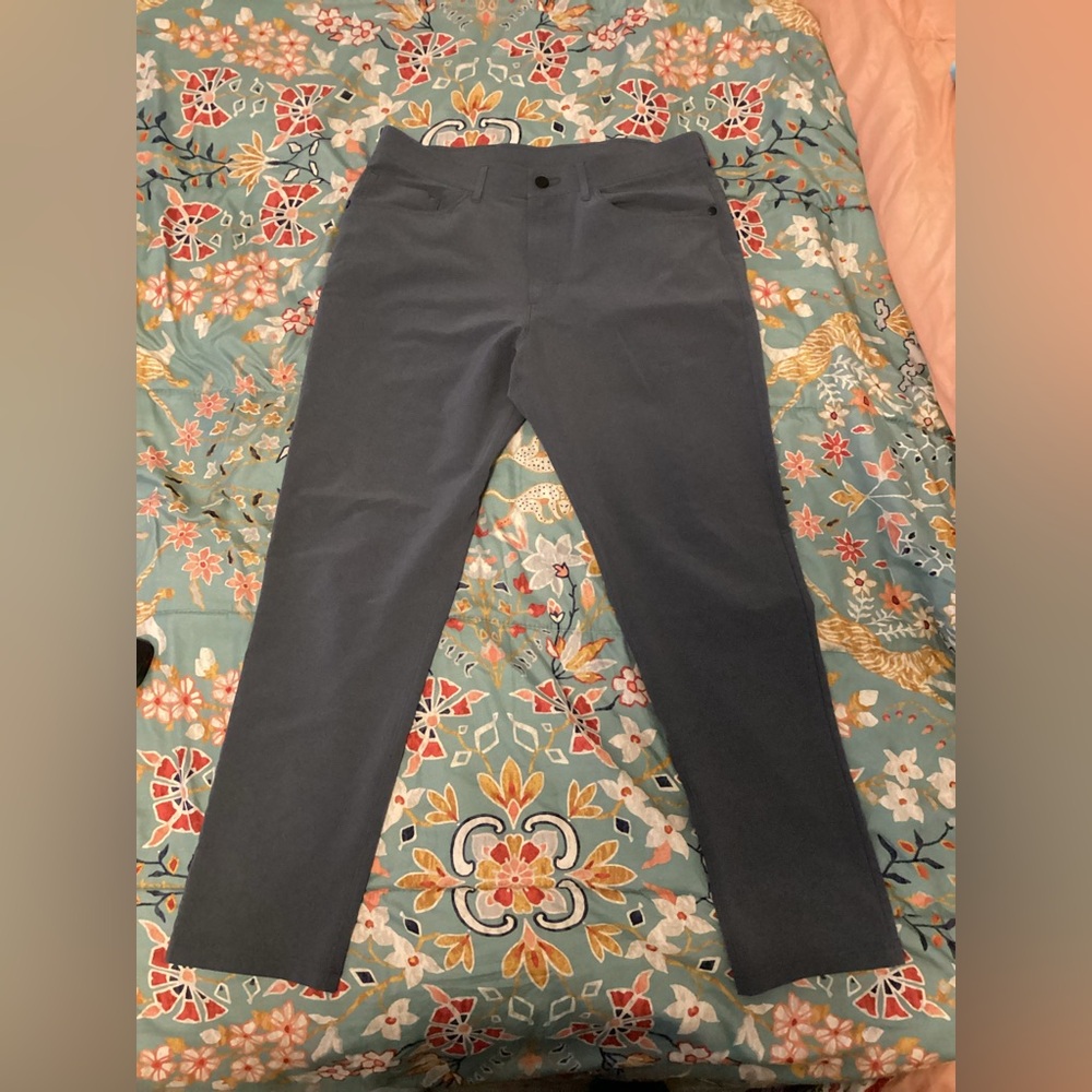 Public Rec Pants Men’s Size 32x30 Straight 5 Pocket Chino Gray Performance Golf